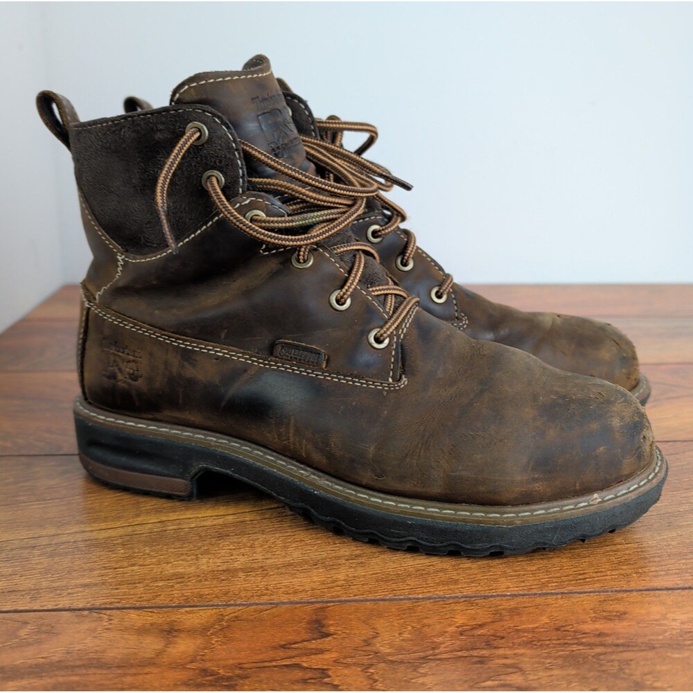 Timberland Pro 434 Women’s Leather Work Boot A1kks A4925 Steel Toe Size 9 Women